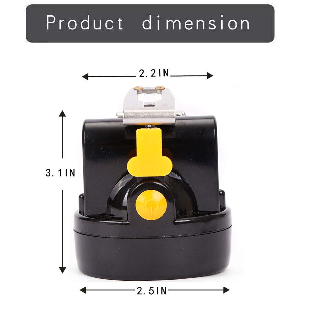 Lampe de minage LED rechargeable étanche et anti-explosion pour travaux professionnels en plein air (jaune)