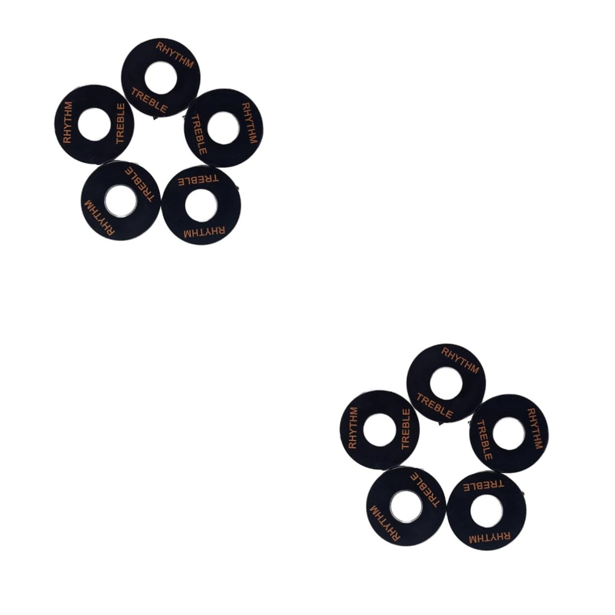 VICASKY 10 pcs Toggle Switch Washer Plate Rhythm Treble Washer Ring Guitar Rhythm Ring Guitar Accessories bass