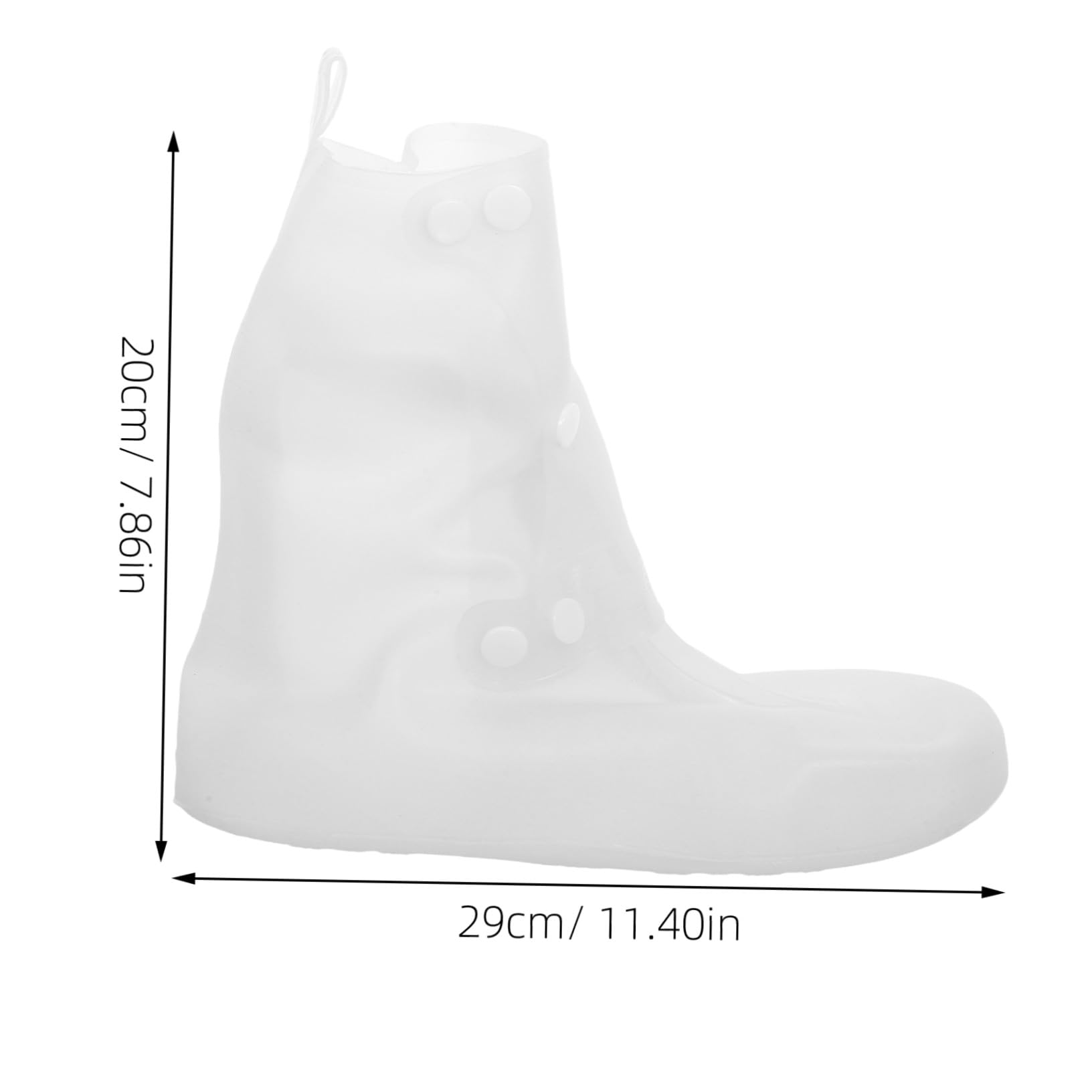 UPKOCH 2 Pares Fundas Impermeables Reutilizables para Zapatos Antideslizantes Cubrezapatos de Silicona Gruesa para Lluvia Talla Protección Resistente para Actividades al Aire y Viaje