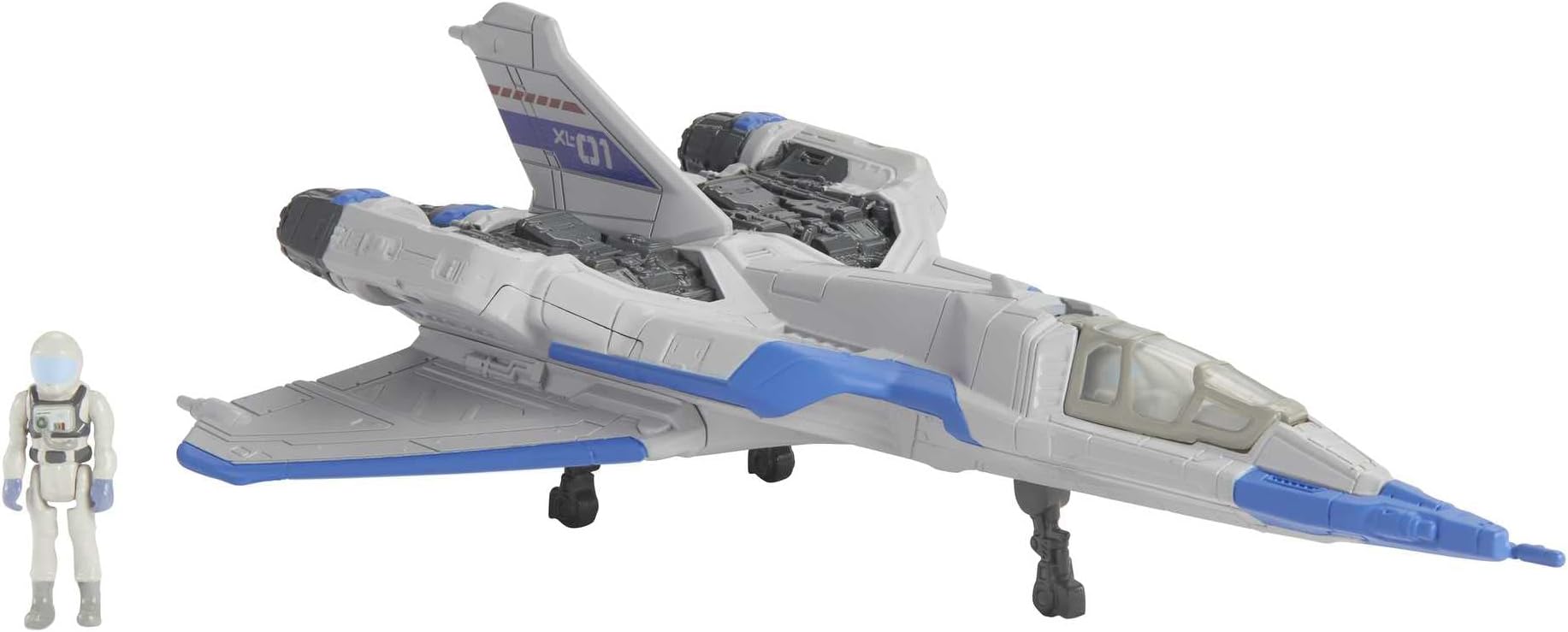 Disney and Pixar Lightyear Hyperspeed Series Mini Action Figure & Toy Vehicle Set, Buzz Lightyear & XL-01 Spaceship, 7-inch Vehicle