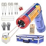 PYY Induction Heater Bolt Removal - Bolt Heat Induction Tool 1200W Magnetic Induction Heater for Removing Nuts, Bolts, Bearings, with Rotatable Handle, 8 Coils, Overheat Protection, Carrier Case