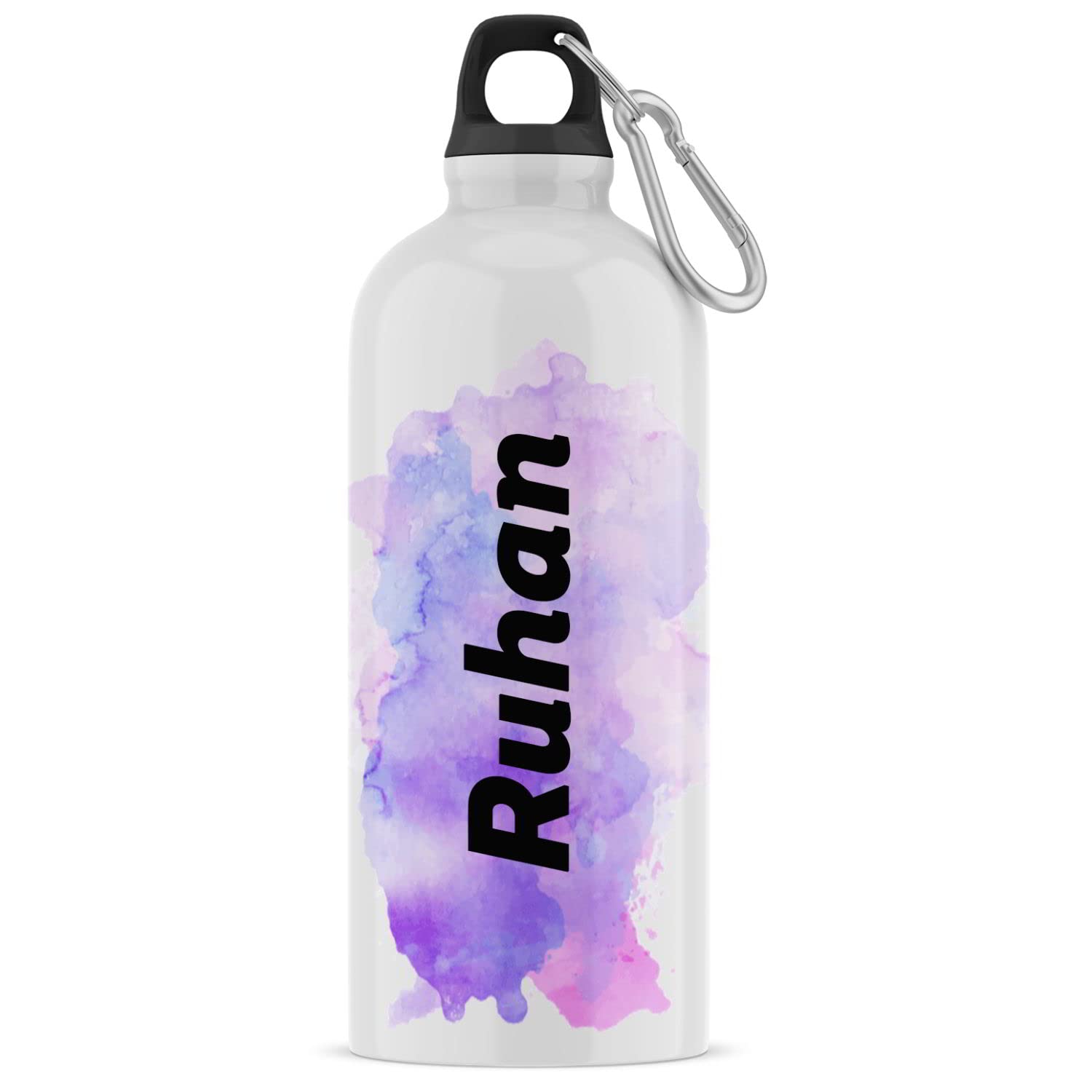 ASHVAH Customizable/Personalised Sipper Water Bottle, Leak Proof, for School, Gym, Home, Office 600 ML - Birthday, Return Gift, Boys, Name - Ruhan