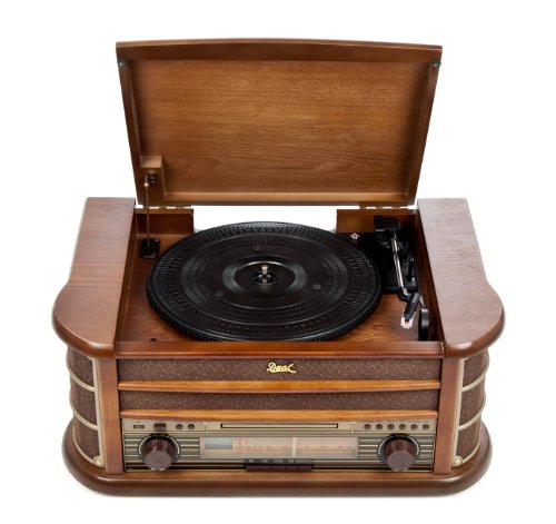 Dual NR Chaîne rétro Marron avec Radio Ondes Courtes et Moyennes, Lecteur CD-RW, MP3, Cassette, USB, Aux-in avec Tourne… - Les Beatles, Paul McCartney, John Lennon, RIngo Starr, George Harrison Dual NR Chaîne rétro Marron avec Radio Ondes Courtes et Moyennes, Lecteur CD-RW, MP3, Cassette, USB, Aux-in avec Tourne… – Image 5
