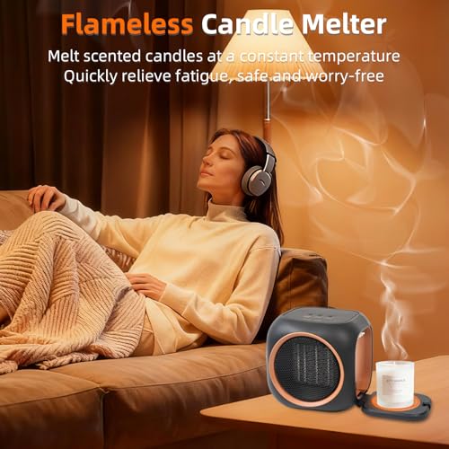 Calefactor Eléctrico Portátil Cerámico 800 W miniatura 4