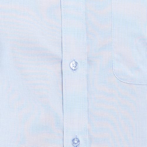 Image of Raymond Men's Slim Fit Structure Pattern Pure Cotton Semi Cut Away Collar Full Sleeve Formal Shirt