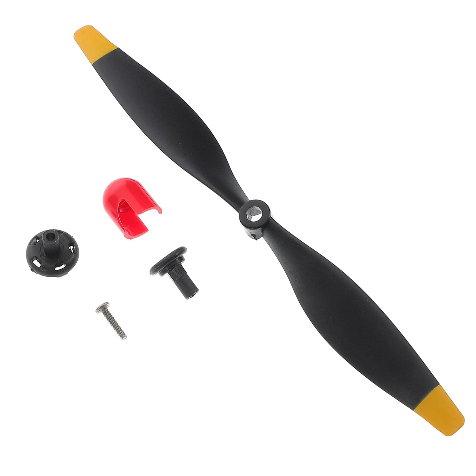 Homoyoyo Rc Airplane Propeller Clip Easy Installation and Versatile Use with Plastic and Iron Material Replacement Propeller Blades for Glider Model for Helicopter Model Rotor Assembly