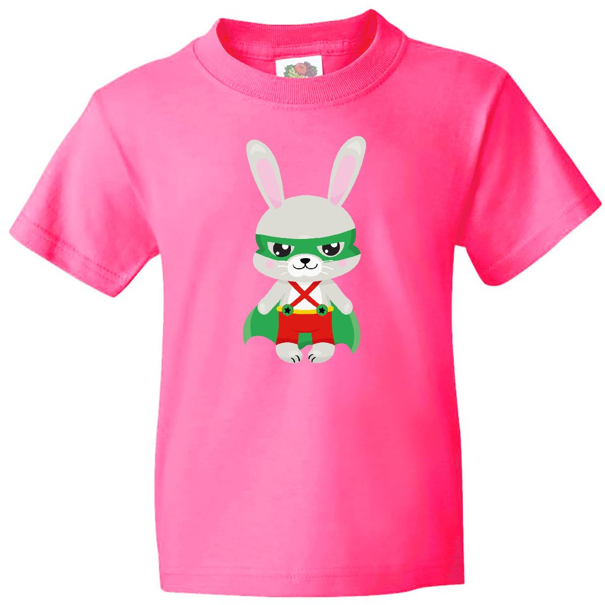inktastic Superhero Bunny, Cute Bunny, Rabbit, Mask, Cape Youth T-Shirt