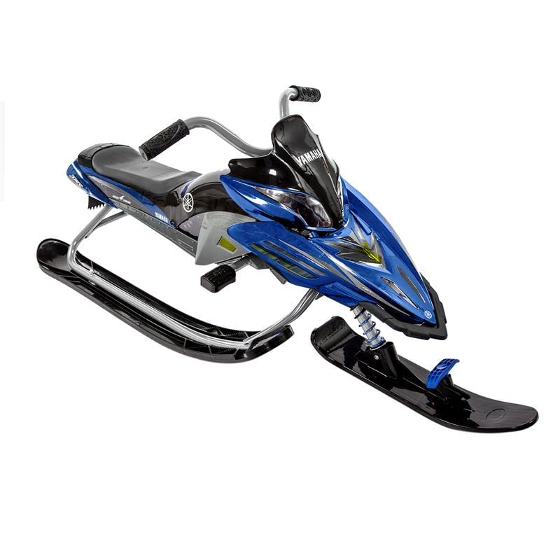 YAMAHA 　APEX スノーモービル型　ソリ　子ども用 Amazon.com : Yamaha Apex Snow Bike Sled with Steering Wheel and
