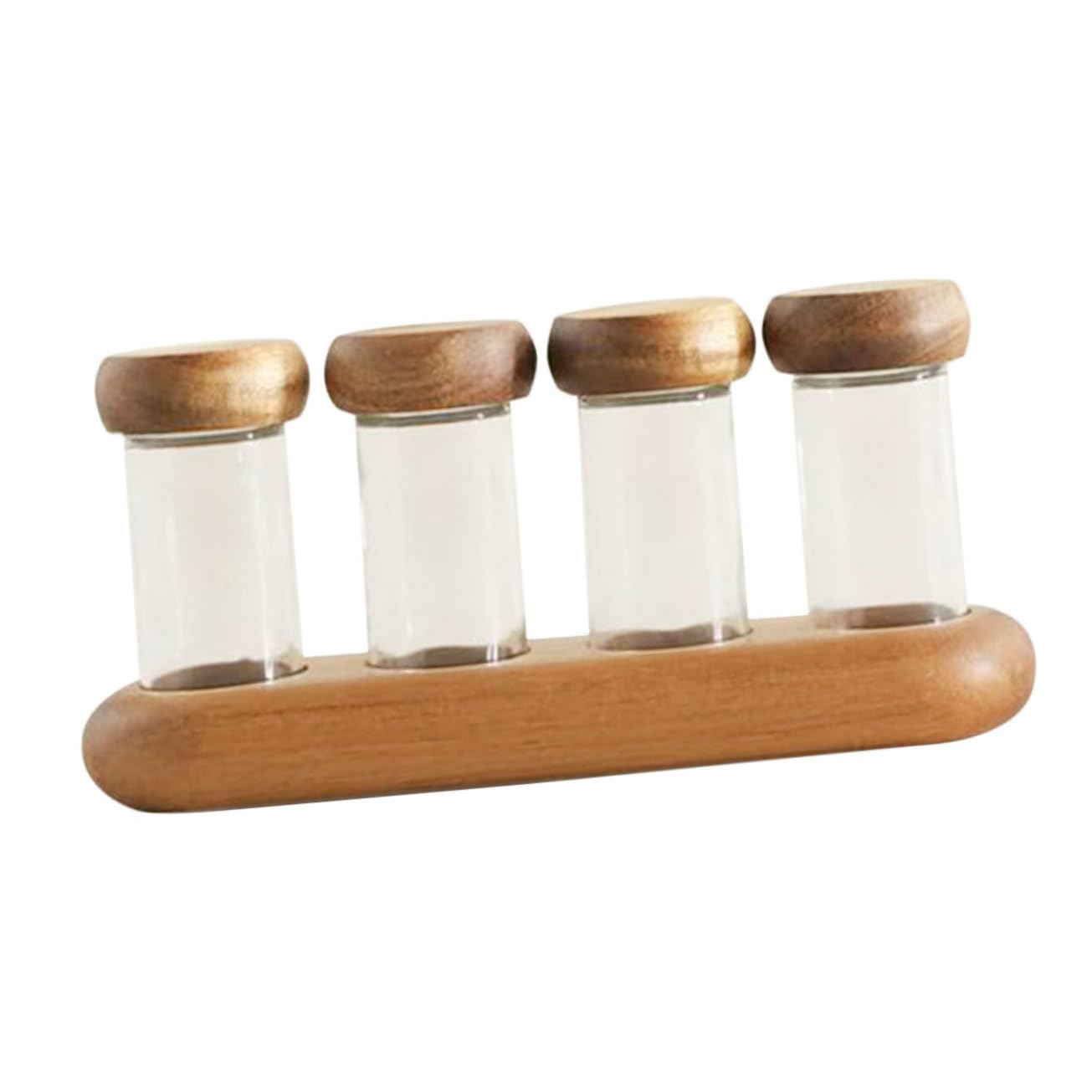 CONGARTENO 1 Set Salt Storage Holder Empty Jars Coffee Bean Storage Jar Spice Jar Candy Tube Spices Jars Condiment Containers Seasoning Jar Condiment Jars Single Dose Coffee Bean Glass