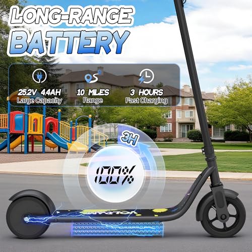 Image of VOLPAM Electric Scooter, 350W /500W /800W /1000W /250W Powerful Motor & 19 /22 / 9 MPH Top Speed, 16-28-10 Miles Long Range, Folding E Scooter Choice