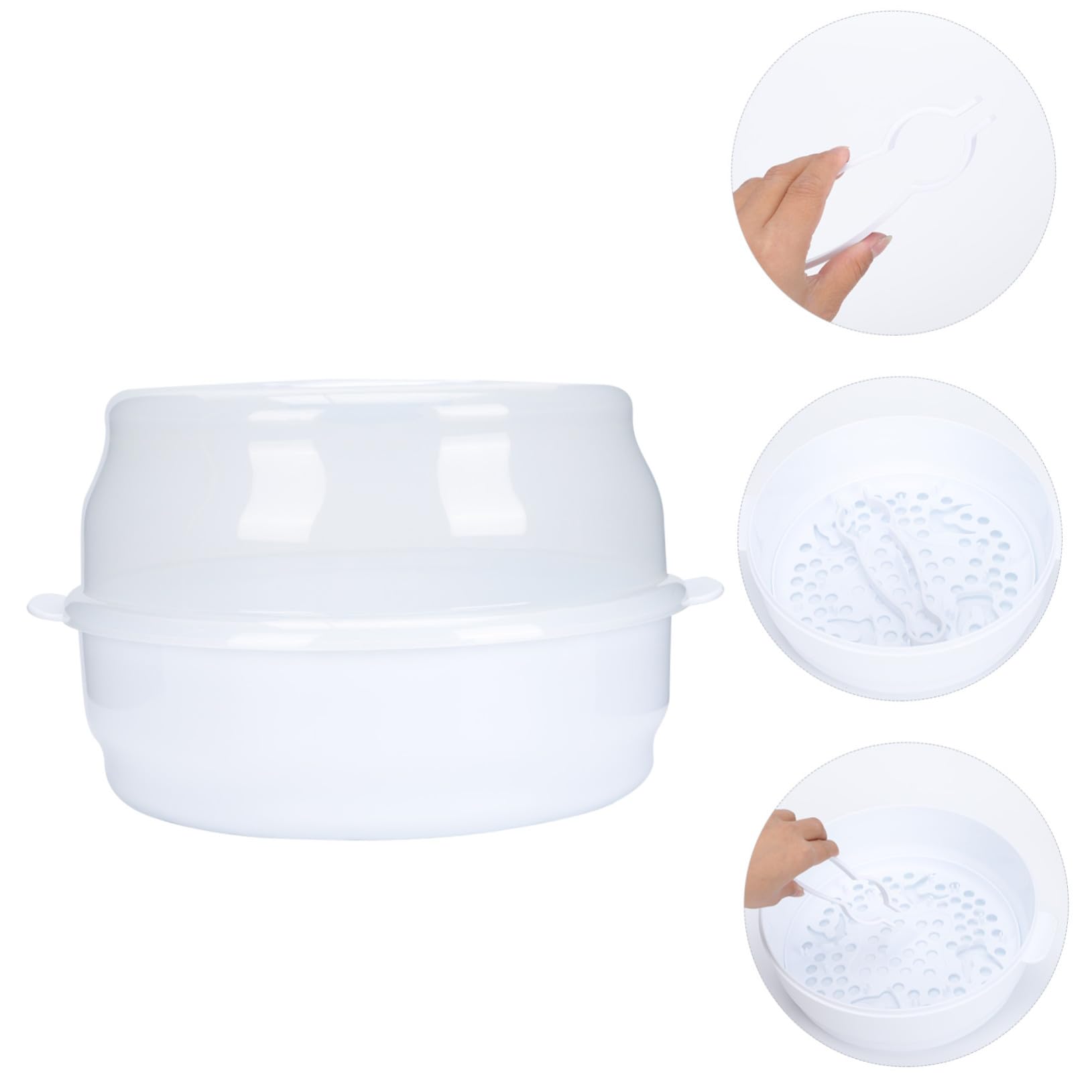 GALPADA Caja en Material Pp para Biberones Esterilización para Microondas de Gran Capacidad y Almacenamiento para Productos para Bebés Hogar