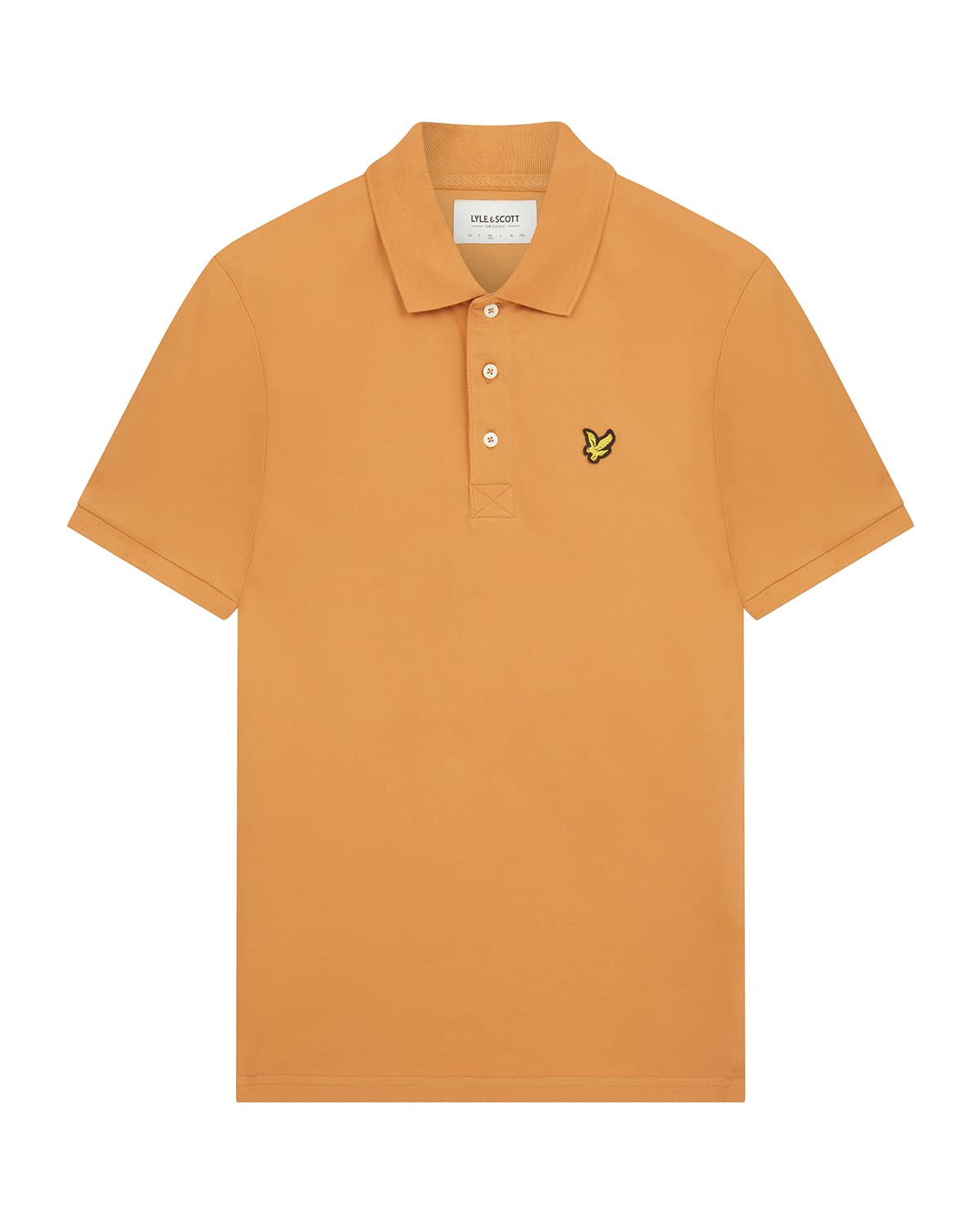 Lyle and Scott Polo Plain Orange size M