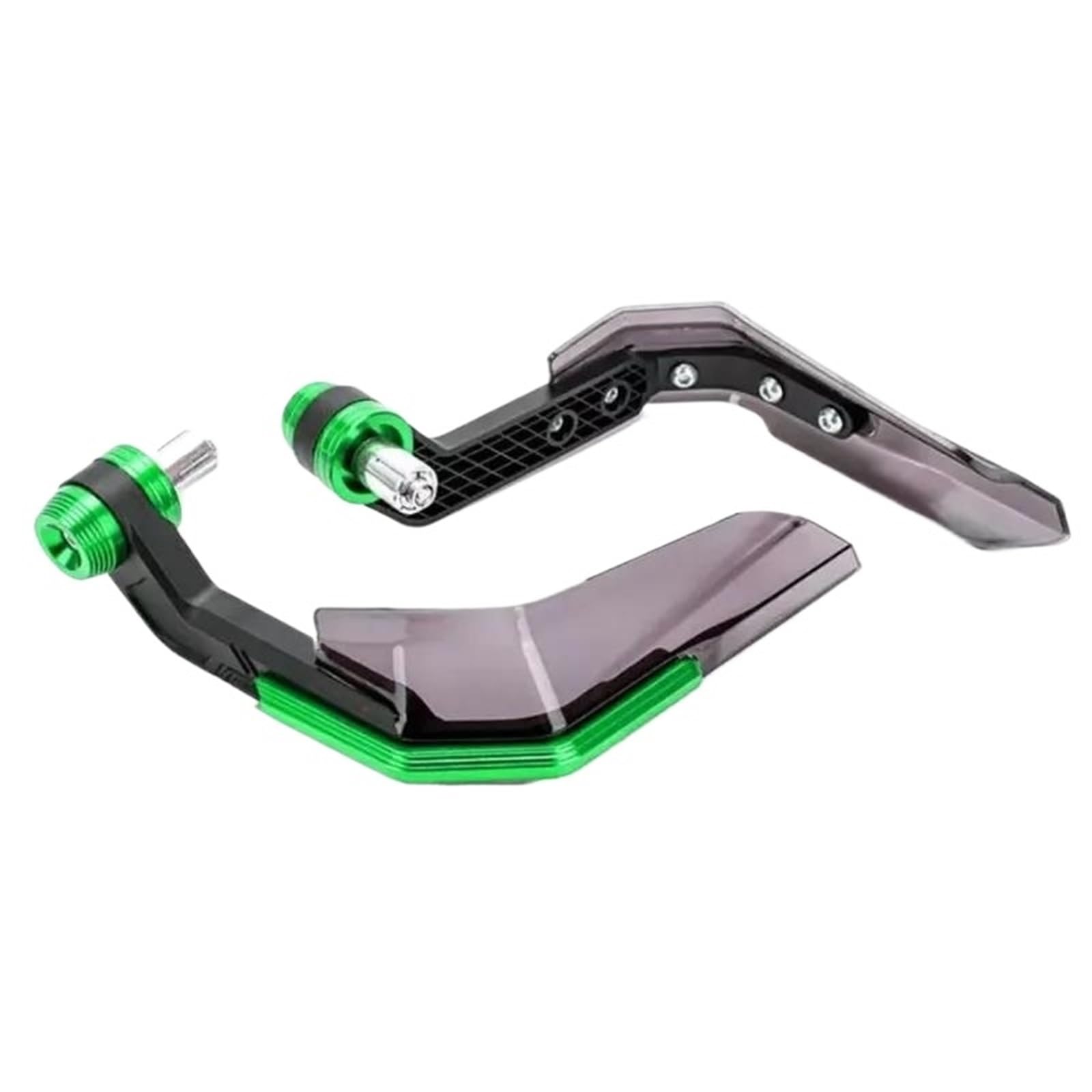 HDHCSCAGH Motorcycle Handguard Shield Universal 22mm Protector Modification Protective Gear Aluminum Motorbike Hand Guard Handguard Shield Windproof Handlebar Protection Covers(Green)