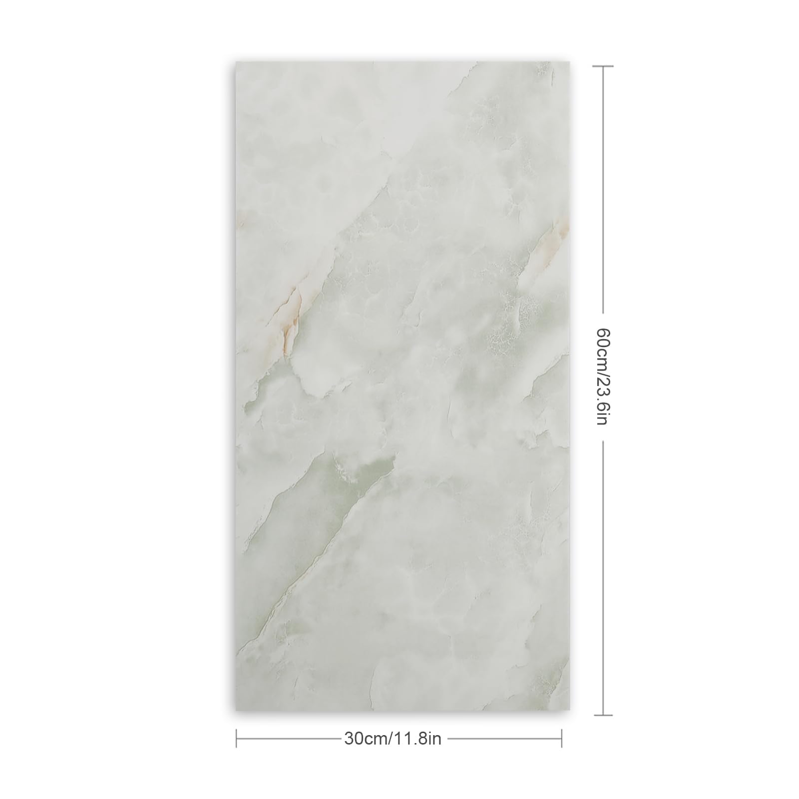 Pannelli da parete, design marmo, 10 pezzi, 60 cm x 30 cm, autoadesivi, in PVC, per piastrelle da parete