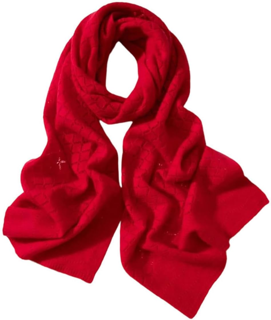 Women Wool Cashmere Scarf Wrap Shawl Light-Thin Outer Wraps Hijab