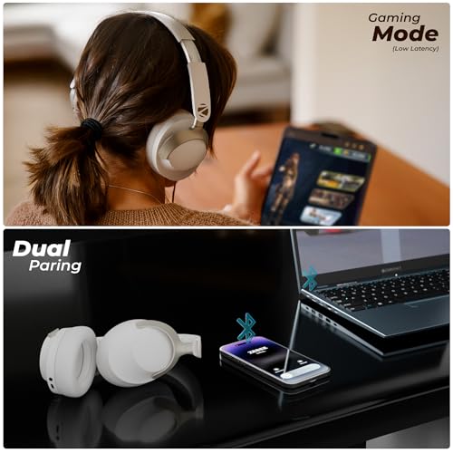 ZEBRONICS Silencio 111 Over Ear Wireless Headphone, White - Image 7