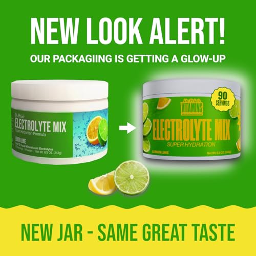 Image of Dr. Price's Electrolytes Powder Bulk - Lemon Lime, 90 Servings | Sugar Free Hydration Drink Mix with 72+ Trace Minerals, Manganese | Keto Electrolytes | Vegan, Doctor-Formulated, Made in USA