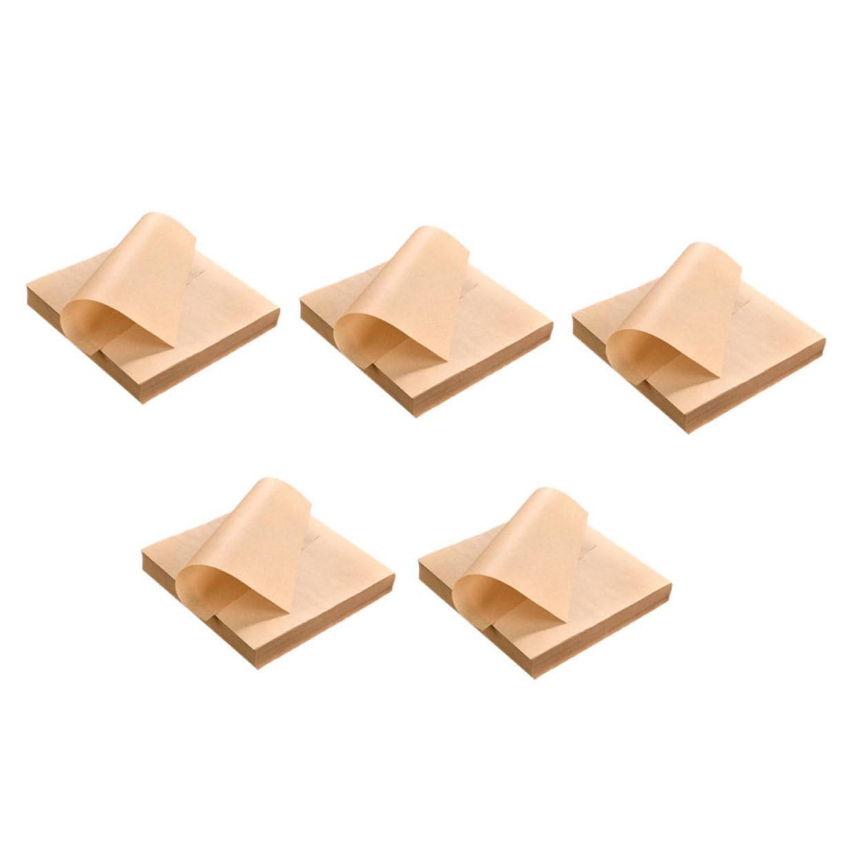 Papel Kraft Antigrasa Color Caqui 500 Hojas Absorbente y Ligero