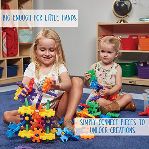 image for ECR4Kids 3D Building Block STEAM Manipulatives Building Block Set, Int
