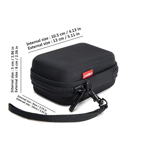 Digital Camera Case,Carrying Small Protective Camera Case Compatible With Kodak Pixpro/Canon Powershot Elph 180 190 360/Sony Dscw830 Dscw800,Hard Carrying Travel Cameras Bag With Inner Pocket (Black) #TOP1