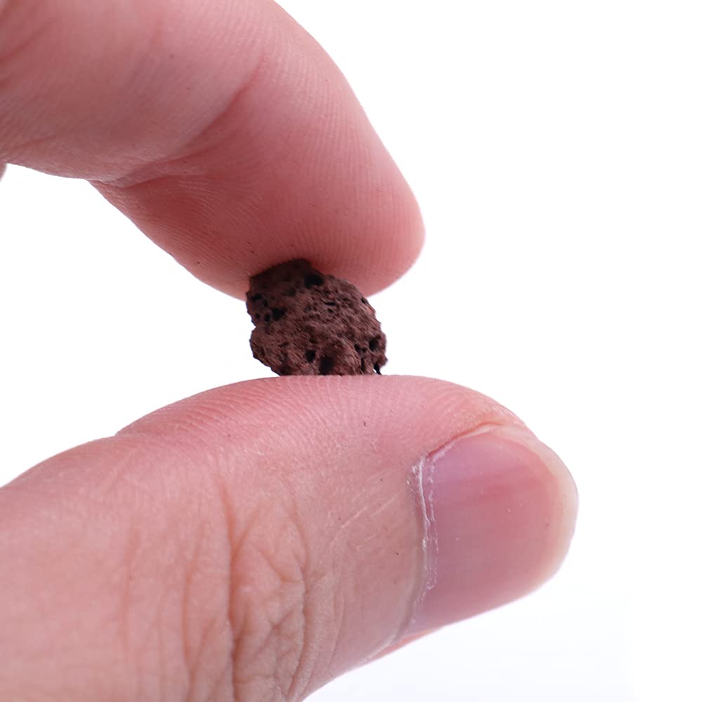 240g Gránulos de Roca de Lava,paisajismo Decorativo para Cuencos de Fuego,fogatas,Juegos de leños de Gas,chimeneas de Interior o Exterior - (3-5 mm)
