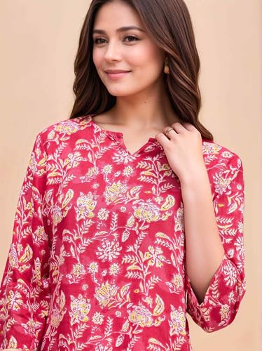 Image of RICHIK Women's Co-ord Set|Kurta Set for Women|Printed Kurta with Pant|Co-ord Set