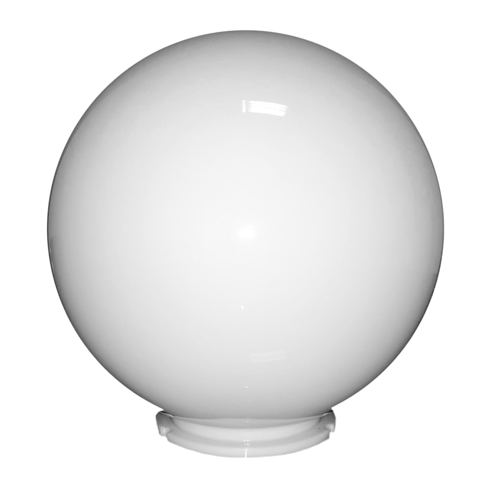 Bola Farola Exterior - Recambio tipo Globo - Alumbrado Público - Policarbonato Blanco - Medidas: Ø 30 cm - Graipa Bayoneta: 13,9 cm