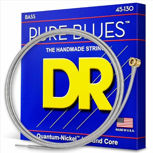 DR Strings PURE BLUES Bass Guitar Strings (PB5-130)