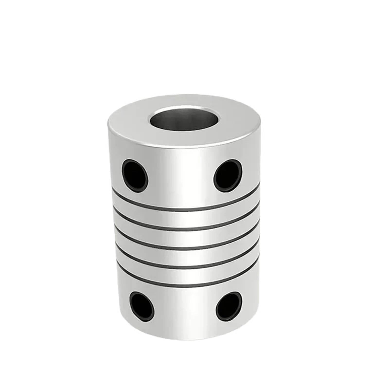 D19L25 Coupling 3mm 4mm 5mm 8mm 6mm 6.35mm 10mm Flexible Coupler for Aluminum Z Axis Stepper Motor Connector of 3D Printer(4mm)