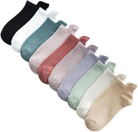 10s Soft Colorful Patch Economic Package Unisex Short Sport Sneakers Socks