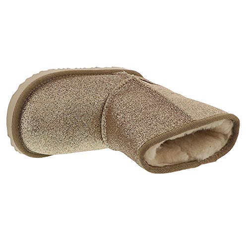 UGG Classic Short ll Glitter Boot , Gold, 7 M US Toddler2