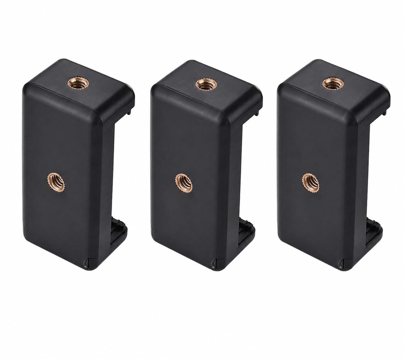 INEFABLE Universal Monopod Holder Clip - Black (Pack of 3) - Compatible with Smartphones (2.2-3.6 inches) - Tripod & Monopod Mount - 360° Rotation - Secure Grip - ABS Plastic & Metal Springs-image-49