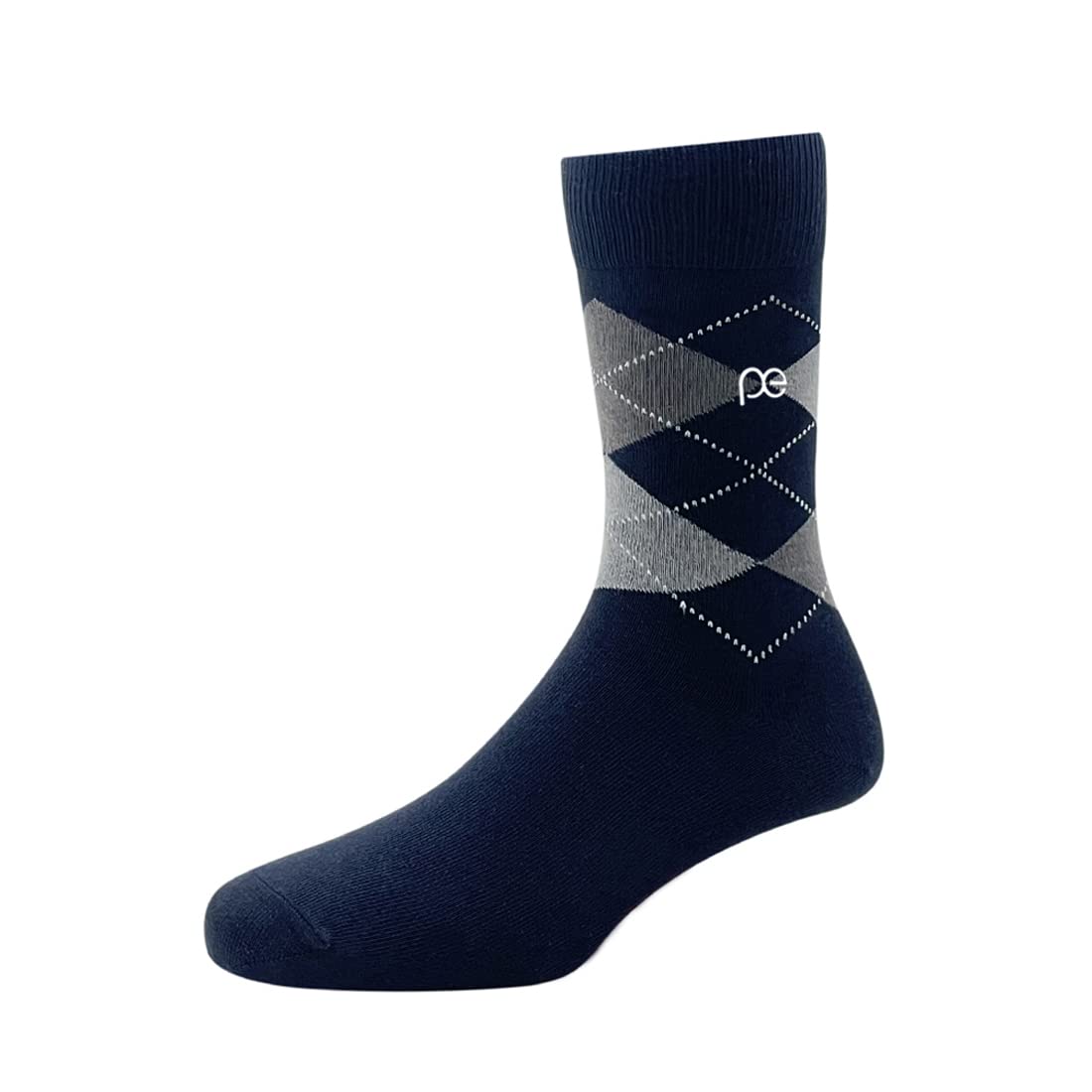 peter england Full Length Men's Argyle Pattern Socks - Navy-picture-27