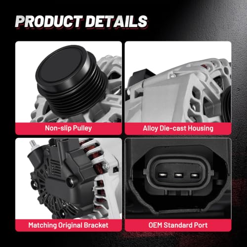 Image of BDFHYK 11610 Alternator Compatible with Hyundai Elantra 1.8L l4 2011-2016