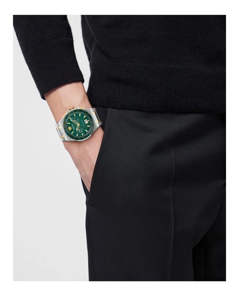 Versace Reloj cronógrafo para Hombre Greca Reaction Fabricado en Suiza