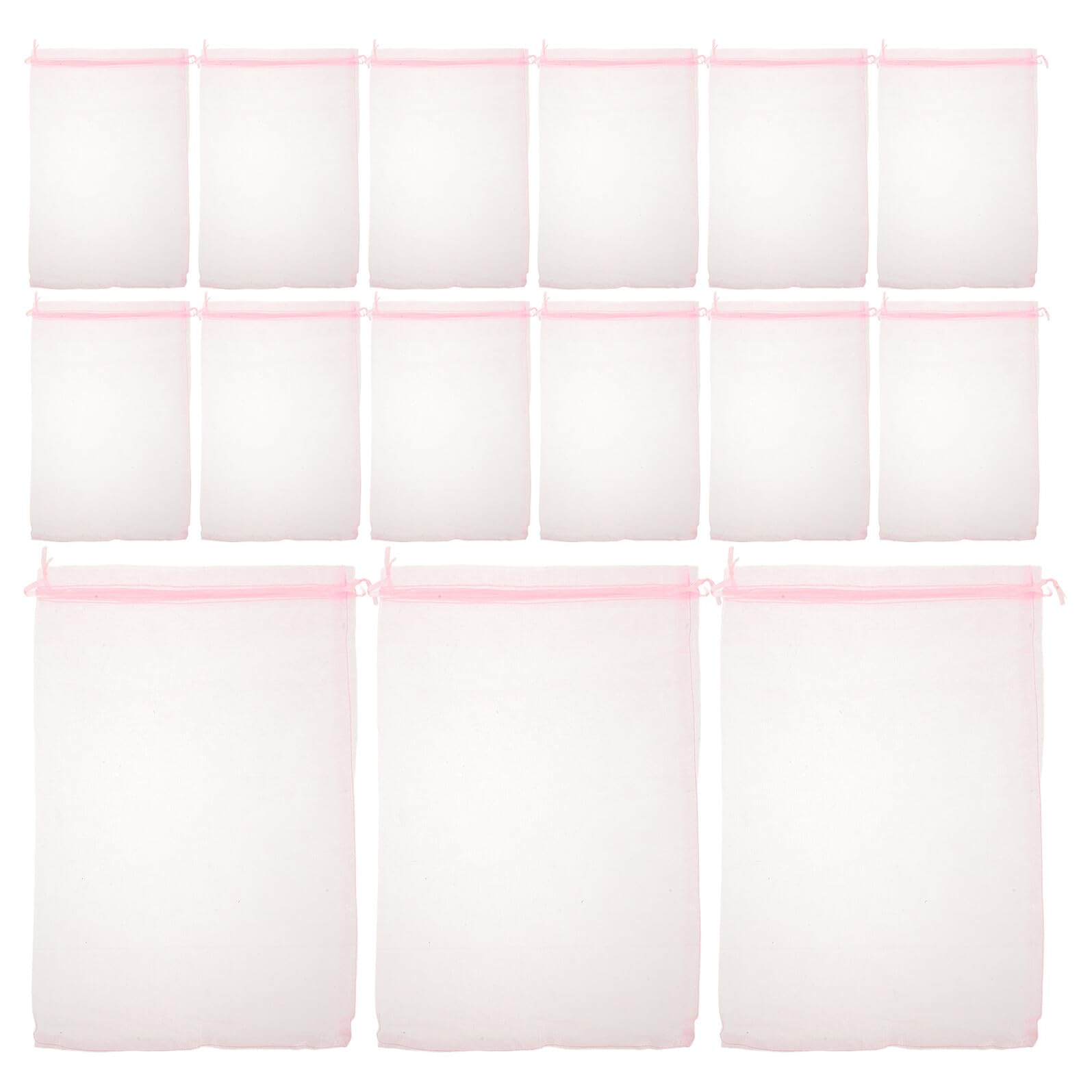 100pièces Sacs Cadeaux Organza avec Cordon de Serrage Petits Sacs à Bijoux Filet Transparent Pochettes de Rangement pour Cadeaux Friandises Mariages et Anniversaires