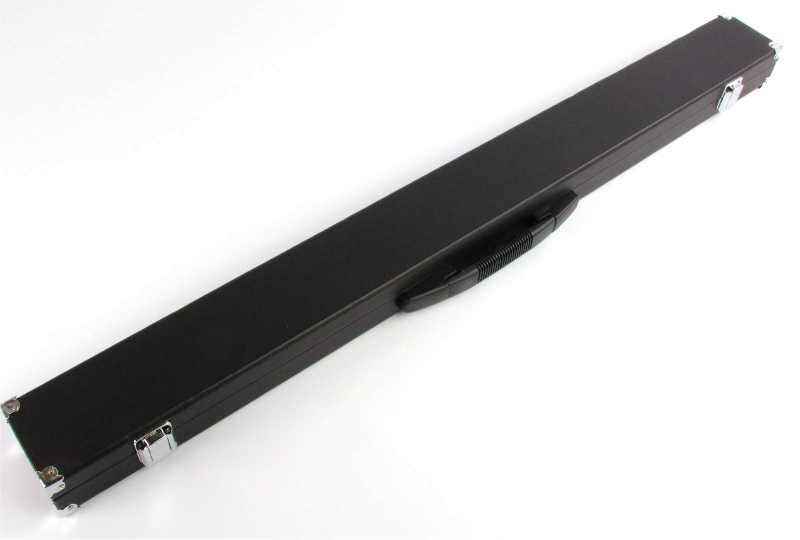 Funky Chalk BLACK 2 Piece Foam Lined Hard Pool Cue Case With Reinforced Corners for Centre Jointed Pool or Snooker Cues