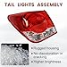 CONLLCON Tail lights Assembly Compatible with 2011-2015 Chevy Cruze 2016 Chevrolet Cruze Limited OE Style Right Outer Rear Light Taillights Replacement for 96828251 GM2805107