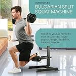 Lifepro Fitness Equipment – 2 in 1 Sissy Squat Machine & Glute Workout Equipment, Tibialis Trainer Tib Bar & Bulgarian Split Squat Stand with 7 Adjustable Heights for Leg Workouts & Strength Training