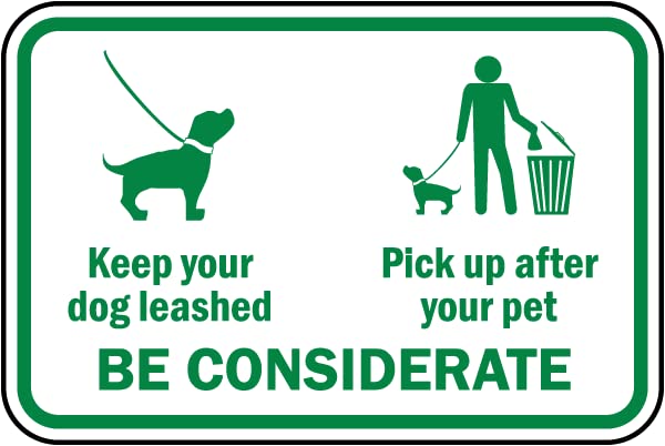 CCPARTON Metal Signs Keep Your Dog Leashed Signs Traffic Sign Aluminum Signs Road Tin Signs for Outdoor Coffee Shop bar Club 8x12 Inches