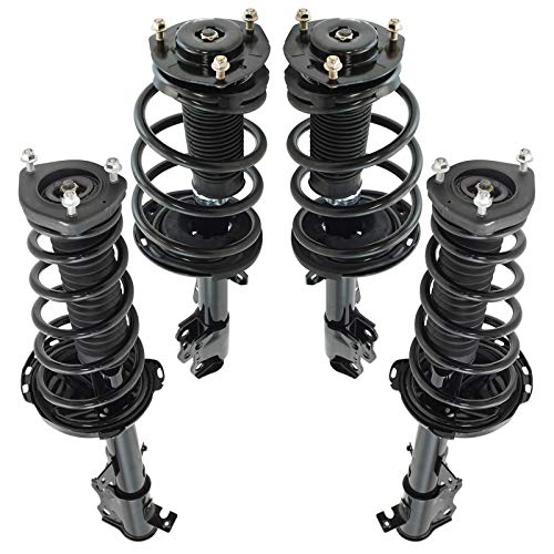 Trq Front And Rear Strut  Coil Spring Assembly Set Driver  Passenger Sides Co...