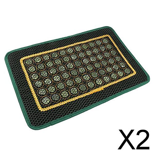Ujeavette® 2xnatural Z Stone Cool Summer Pillo Cover Chair Seat Massage Pad Cover