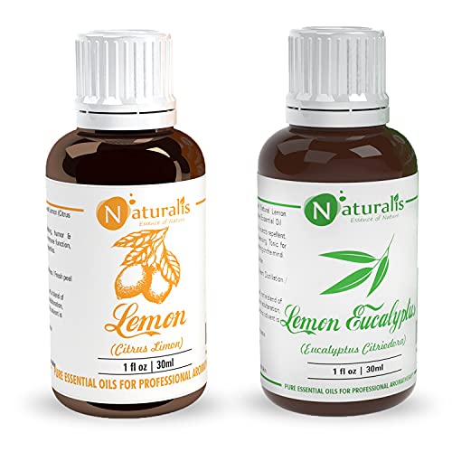Image of Naturalis Essential Oil Gift Pack of 2-30ml (Lemon Oil, Lemon Eucalyptus Oil)