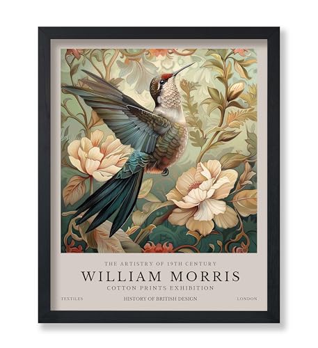 Monem Art William Morris Poster - Hummingbird Print - Bird