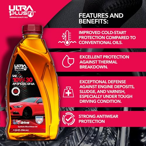 ULTRA 1PLUS SAE 10W-30 Aceite para motor semisintético miniatura 4