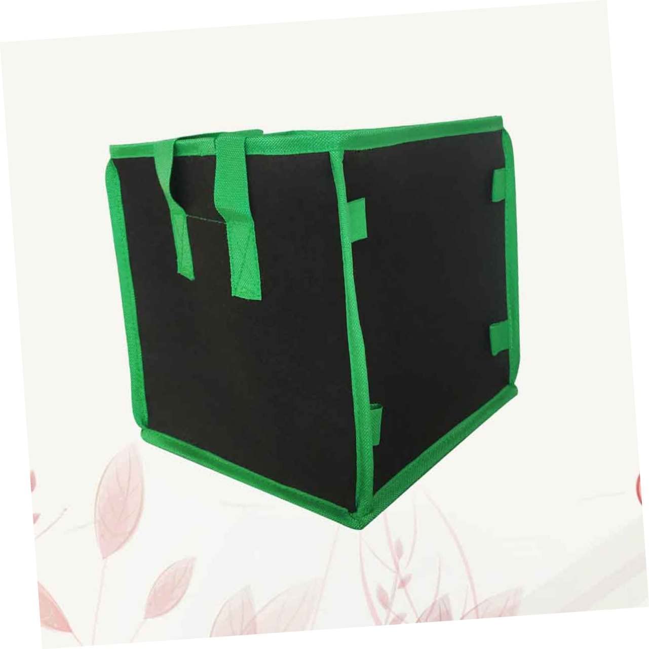 INOOMP 3 Piezas Bolsa Plantador Vegetales Saco Plantas Soporte Portátil para Plántulas Contenedores Plantas Fresa Cantero Elevado Macetas Tela Jardinera Sintió Cuadrado