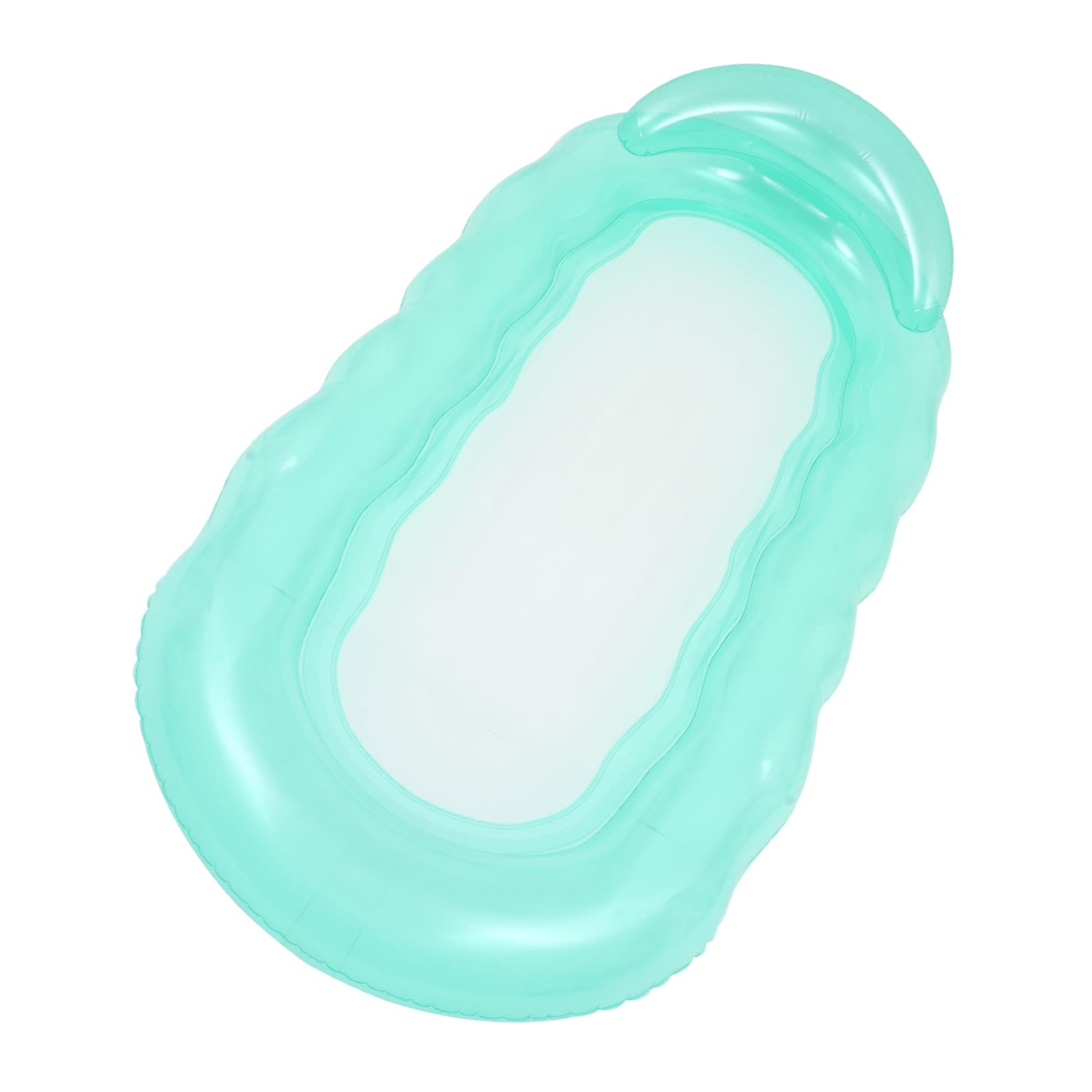 Gatuida Hamaca Inflable para Piscina Reposacabezas Cómodo Diseño Portátil Material Resistente Fácil Inflar y Desinflar para Fiesta y Relajación Acuática