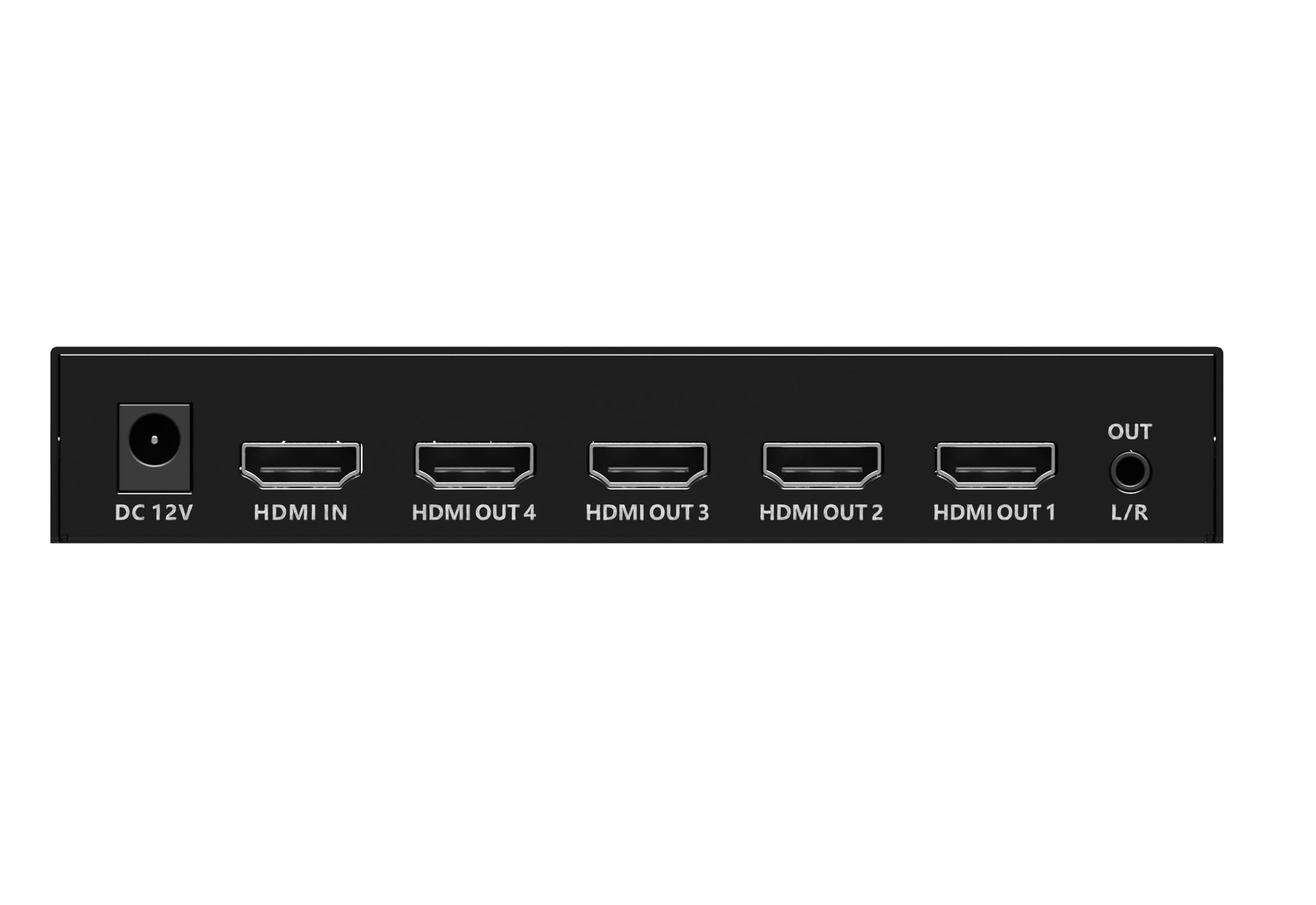 PremiumCord Controller Videowall HDMI 1-4, UHD 4K 2160p 60 Hz, Full HD 1080p, 8 Modalità di Visualizzazione, HDMI 2.0, HDCP 2.2, RS232, DIP Switch, Alloggiamento in Metallo, Nero