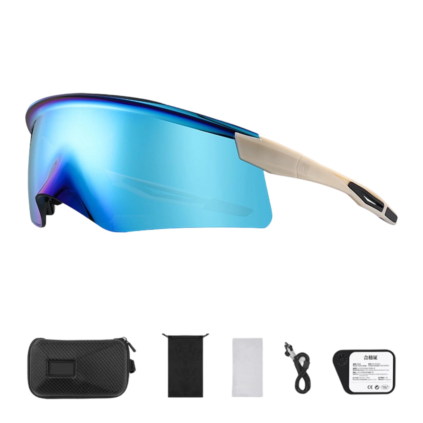 Gafas de equitación para motocicleta con protección UV400 resistente al viento y lente fuerte para ciclismo al aire libre