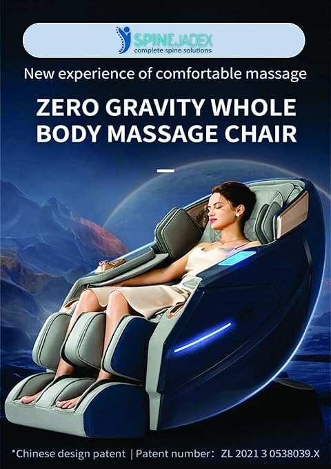 SPINE JADEX Zero Gravity Full Body 4D Massage Chair Graphene Temperature Sensitive for Stress Relief Full Body Human Hand Mechanism with Health Improving Program for Home